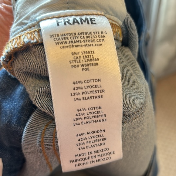 Frame Le Mini Boot Jeans in Poe size 31 - Picture 5 of 8